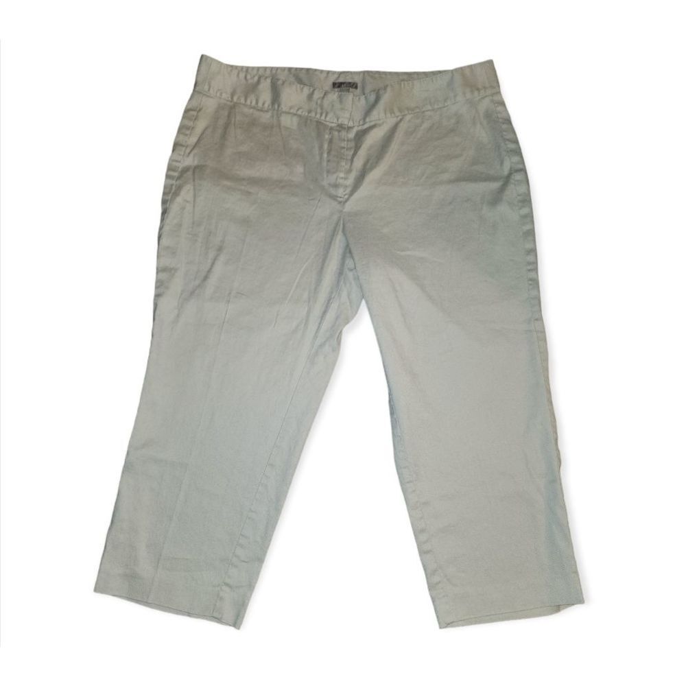 J. Jill Cropped Linen Blend Pants